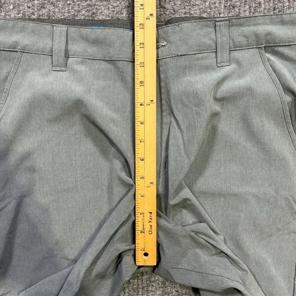 Reel Legends Mens Chino Shorts Size‎ 36 Gray Flat Front Outdoor High Rise